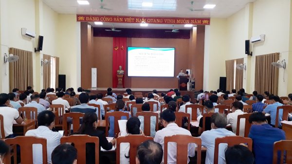 Thường trực HĐND huyện Nghi Lộc tổ chức Hội nghị tập huấn, bồi dưỡng kỹ năng hoạt động cho Thường trực, Trưởng, Phó các Ban HĐND xã, thị trấn nhiệm kỳ 2021 - 2026 - ẢNH NHẬT TUẤN